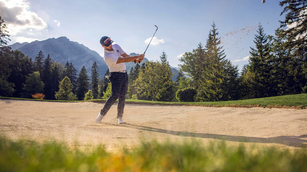 Eine spektakuläre Kulisse prägt das Bild des Golf- und Landclubs Achensee in Pertisau und macht Golfen in der Region zu einem Highlight.