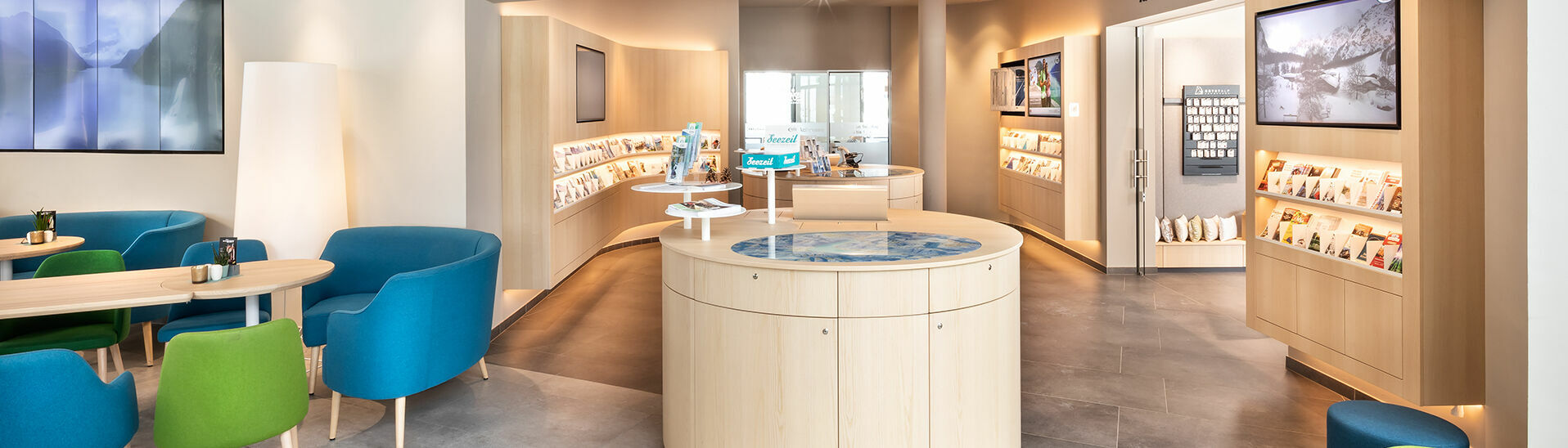 Welcome-CENTER Achensee Die Räumlichkeiten des Welcome-CENTER Achensee in Maurach.}