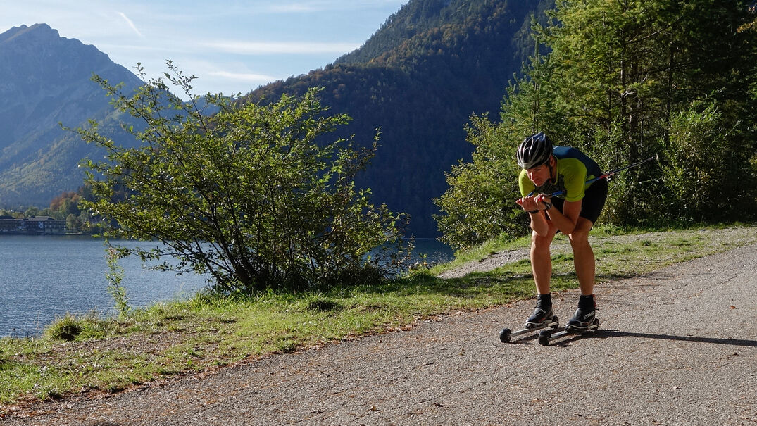 Skirollern am Achensee Die Region besitzt ein vielfältiges Streckennetz zum Skirollern.