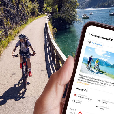 Mit der maps.achensee.com können Gäste ihren Sommerurlaub am Achensee planen.