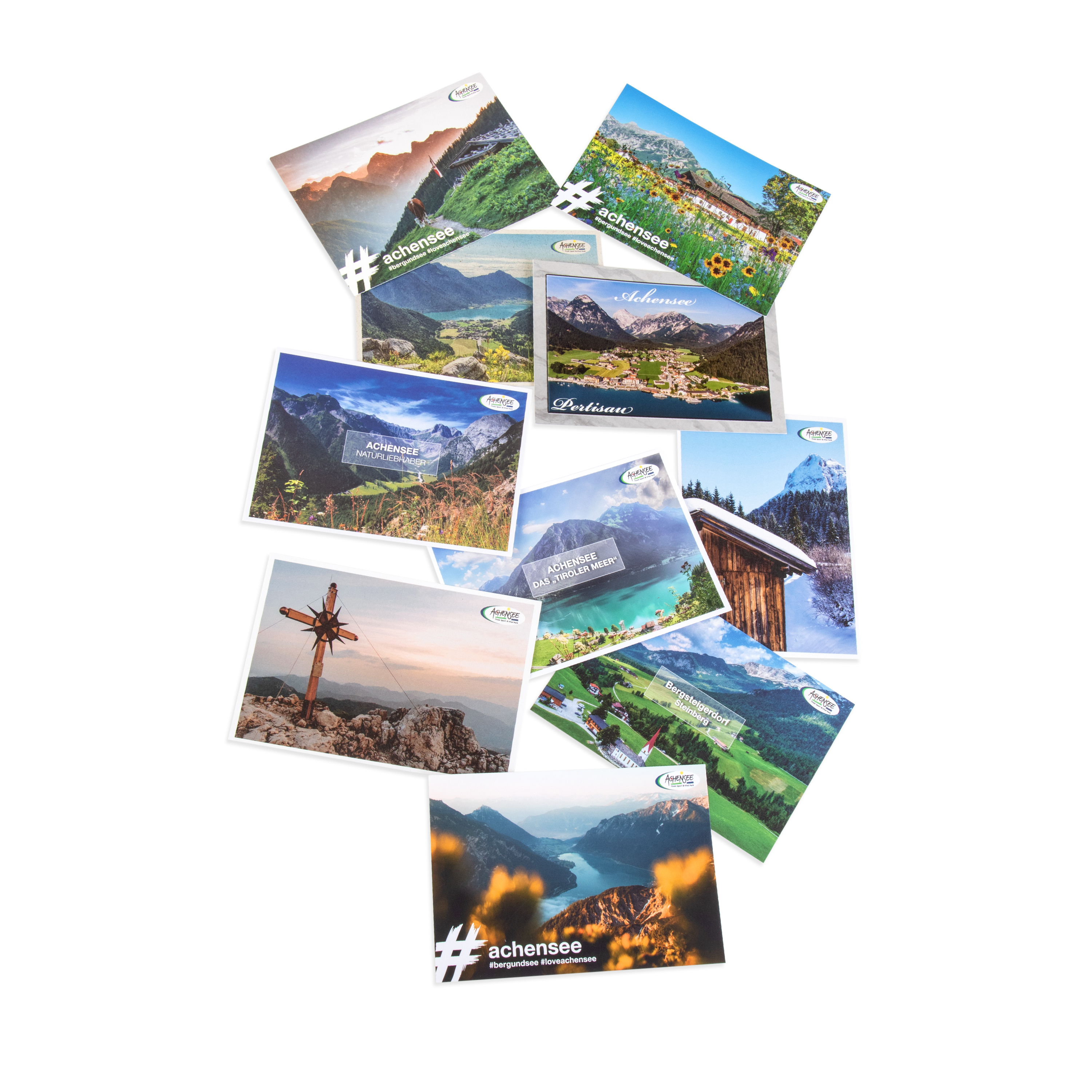 Ansichtskarten mit Achensee-Motiv