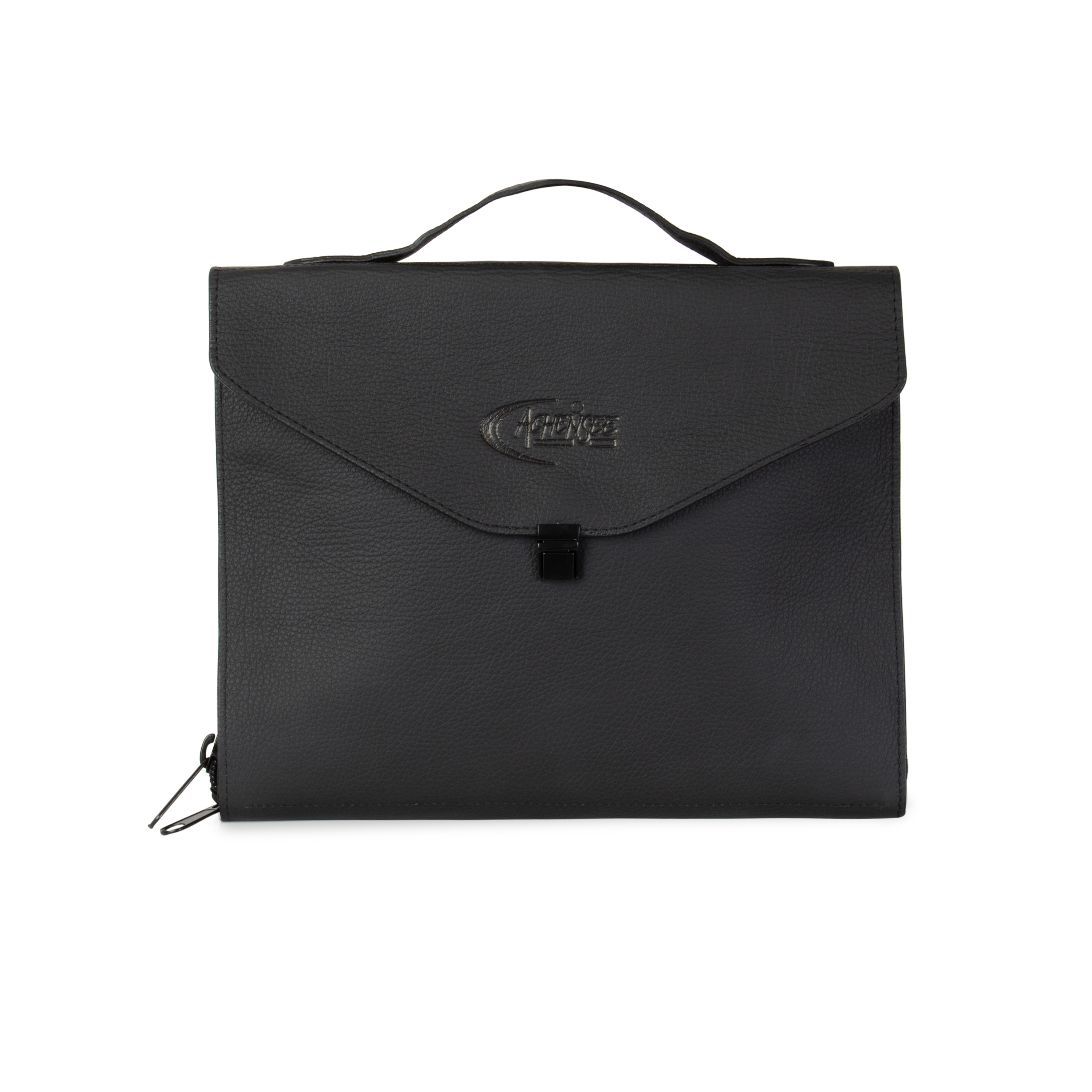 Schwarzer Leder-Organizer "Achensee"