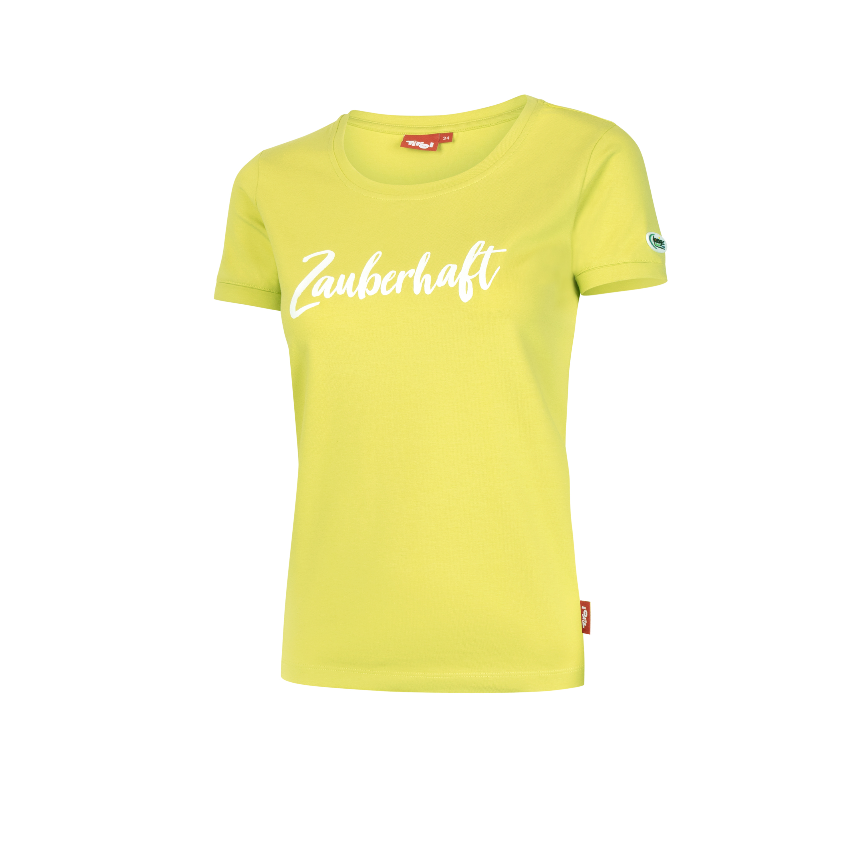 Damen T-Shirt "Zauberhaft" gelb