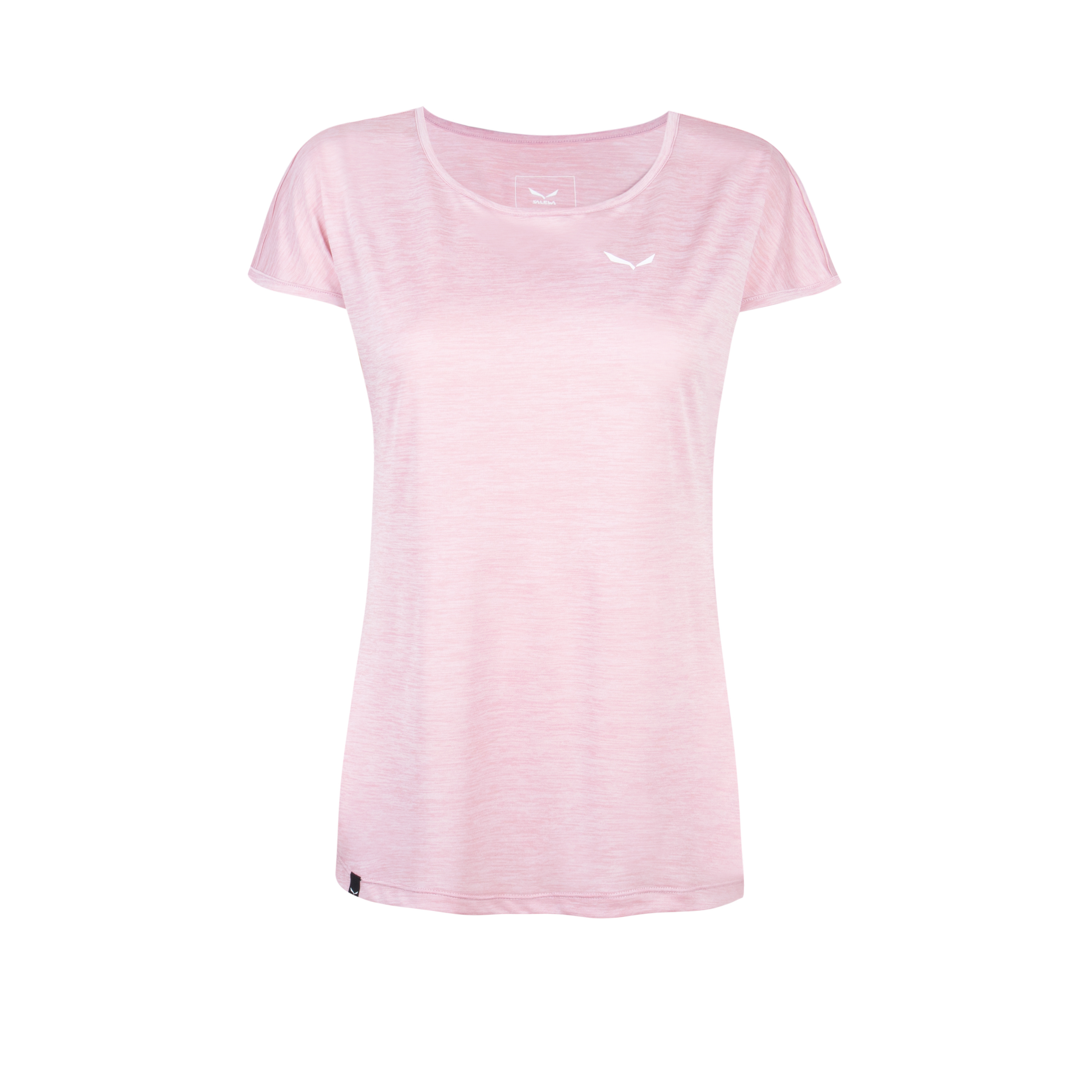 Salewa „Ich war dabei“ Karwendelmarsch Damen T-Shirt in zephyr melange