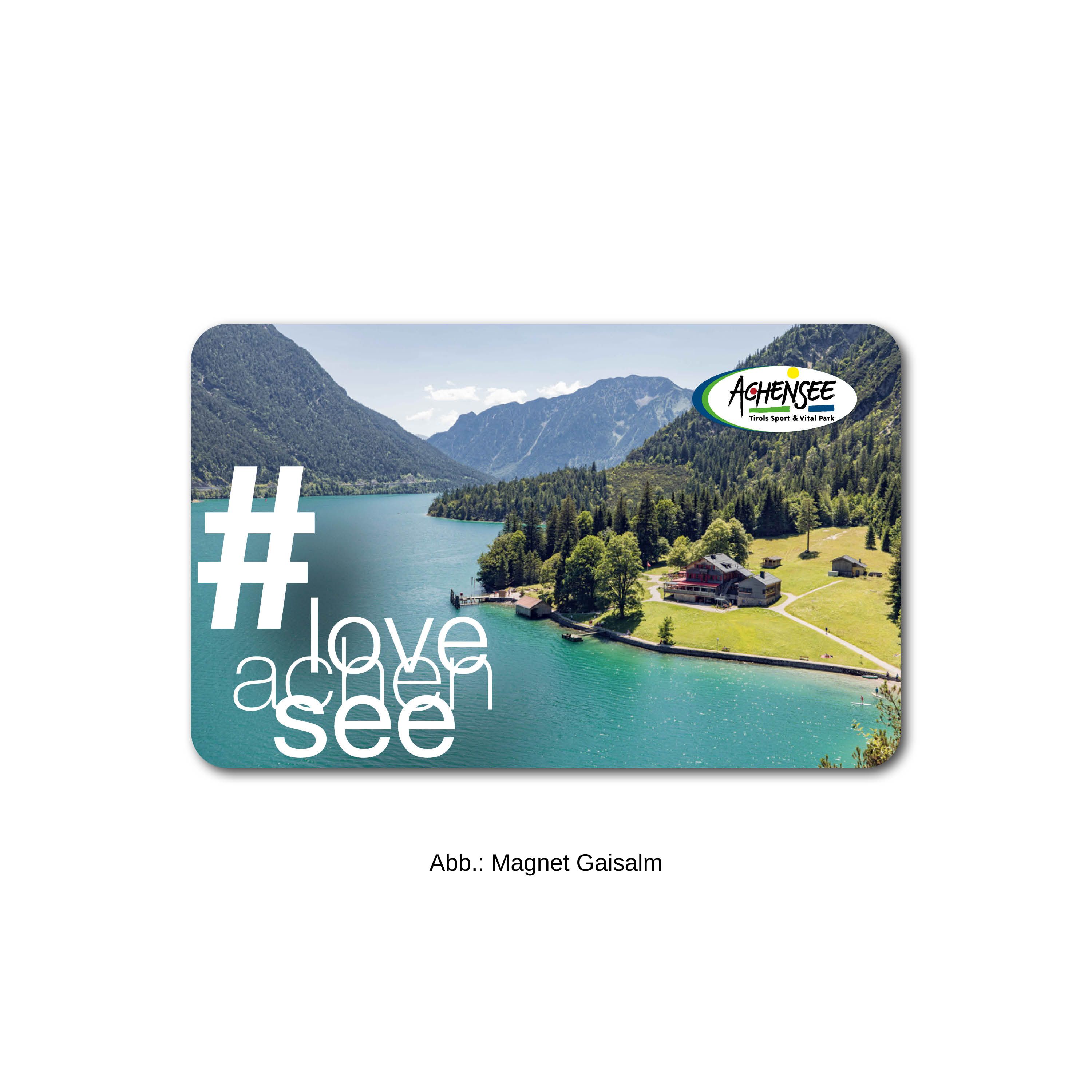 Magnete mit Achensee-Motiv
