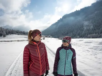 Winterliche Almwanderung