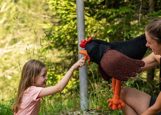 Mit Henne Hanna auf die Alm